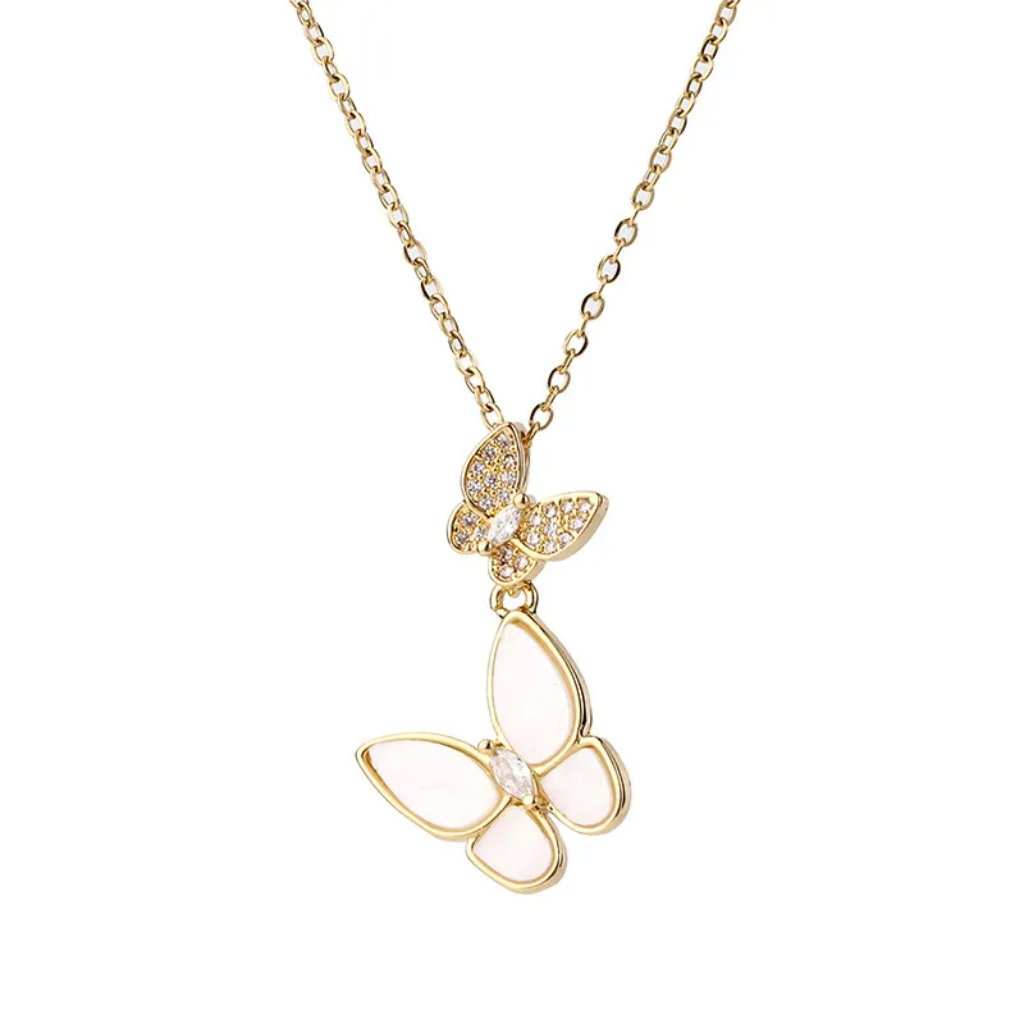 Pamela's Sweet Butterfly Gold Fashion Necklace